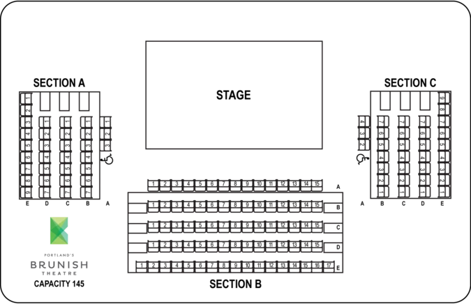 Brunish Theatre Seating Diagram