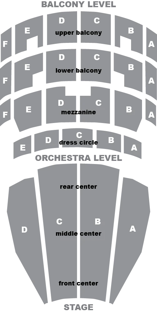Arlene Schnitzer Concert Hall Seating Diagram